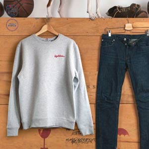 Sweat personnalisé avec logo brodé